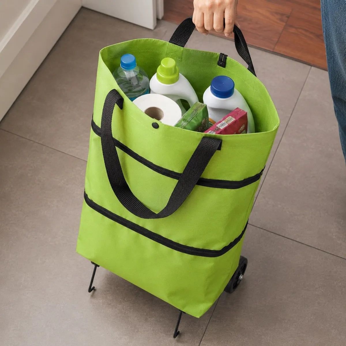 🛍️ ¡Tus compras ahora van sobre ruedas! 😍🛍️✨ ¡Compra, despliega y rueda! 🛍️ ¡Tus compras ahora van sobre ruedas!